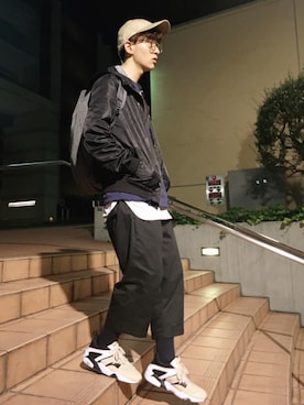 「Deviluse（Deviluse）のアイテム（ジャケット/アウター）」を使った、ひゃまさん（メンズ・177cm）の春コーディネート