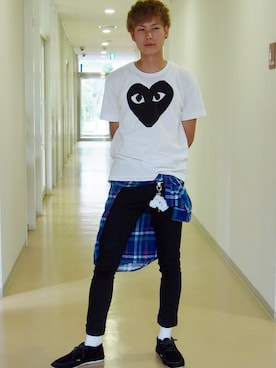 POLARISさんの（PLAY COMME des GARCONS | プレイコムデギャルソン）を使ったコーディネート