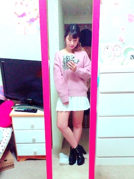 「Heather（ヘザー）のアイテム（ブーツ）」を使った、ｎｏｚｏｍｉさん（レディース・158cm）の秋コーディネート