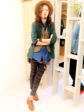 「CHEAP MONDAY（チープマンデイ）のアイテム」を使った、I.Ryoさん（メンズ・175cm）の秋コーディネート