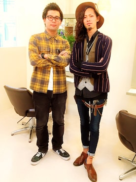 「CHEAP MONDAY（チープマンデイ）のアイテム」を使った、I.Ryoさん（メンズ・175cm）の冬コーディネート