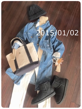 A.♡さん（レディース・154cm）の冬コーディネート