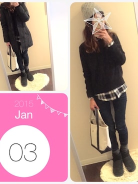 A.♡さん（レディース・154cm）の冬コーディネート