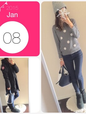 A.♡さん（レディース・154cm）の冬コーディネート
