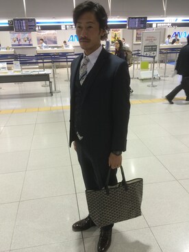 Goyard ゴヤール のトートバッグを使ったメンズ人気ファッションコーディネート 年齢 35歳 39歳 Wear