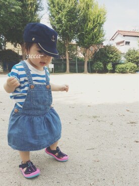 accaさん（キッズ・70cm）の夏コーディネート