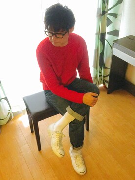 「COSMIC WONDER（コズミックワンダー）のアイテム」を使った、HIROさん（メンズ・171cm）の春コーディネート