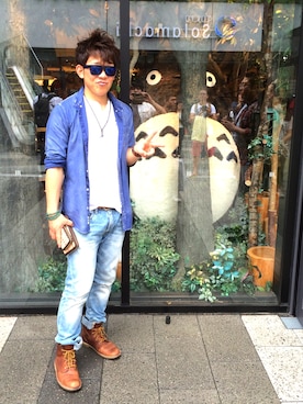 「CARRERA（カレラ）のアイテム」を使った、yukinari-KUNさん（メンズ・174cm）の春コーディネート