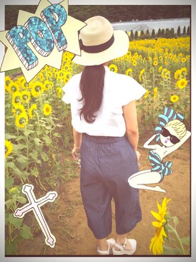 みつあみさん（レディース・156cm）の夏コーディネート