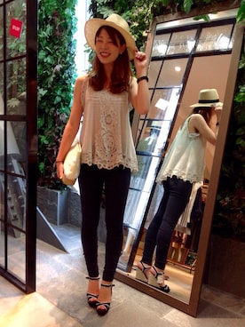 「アイテム（クラッチバッグ）」を使った、すぎもっちゃん*さん（レディース・171cm）の夏コーディネート