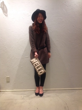 「アイテム（クラッチバッグ、その他）」を使った、すぎもっちゃん*さん（レディース・171cm）の秋コーディネート