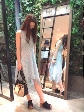 「Casselini（キャセリーニ）のアイテム」を使った、すぎもっちゃん*さん（レディース・171cm）の夏コーディネート