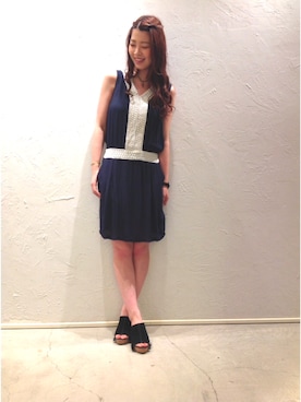 「ichi（イチ）のアイテム」を使った、すぎもっちゃん*さん（レディース・171cm）の夏コーディネート