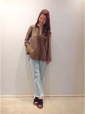 「made in HEAVEN（メイドインヘブン）のアイテム」を使った、すぎもっちゃん*さん（レディース・171cm）の夏コーディネート