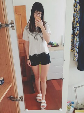 「ESPRIT（エスプリ）のアイテム（その他）」を使った、彡彡さん（レディース・170cm）の秋コーディネート