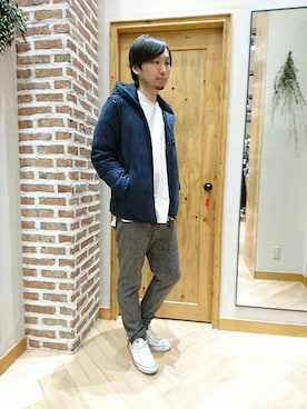 「VOGUISH（ヴォーギッシュ）のアイテム（ジャケット/アウター）」を使った、tanakakazuyoshiさん（メンズ・180cm）の秋コーディネート