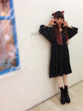 「zootie」｜「アイテム（ワンピース）」を使った、はまさん（レディース・160cm）の秋コーディネート
