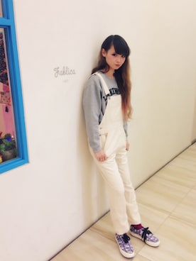 「L.H.P（エルエイチピー）のアイテム（スニーカー）」を使った、はまさん（レディース・160cm）の冬コーディネート