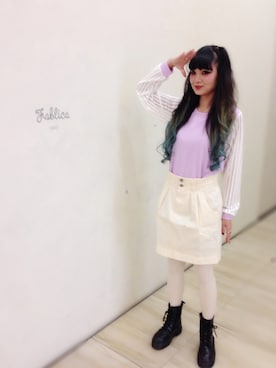 「アイテム（タイツ/ストッキング）」を使った、はまさん（レディース・160cm）の冬コーディネート