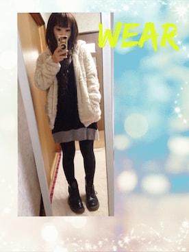 「AS KNOW AS plus（アズノゥアズプラス）のアイテム（その他アウター）」を使った、miyaさん（レディース・148cm）の秋コーディネート