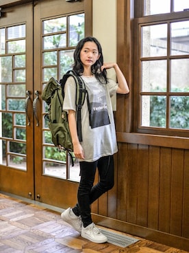 「B.I.D.（ビーアイディー）のアイテム」を使った、B・I・D snapさん（レディース・153cm）の冬コーディネート