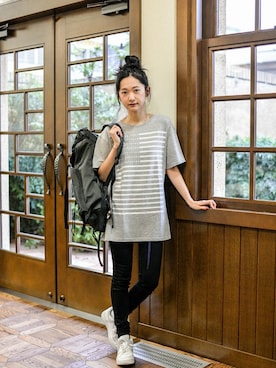 「B.I.D.（ビーアイディー）のアイテム」を使った、B・I・D snapさん（レディース・153cm）の冬コーディネート