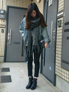 はまっこさん（レディース・168cm）の冬コーディネート