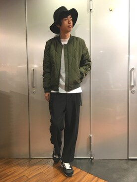 藤瀬さん（メンズ・180cm）の秋コーディネート