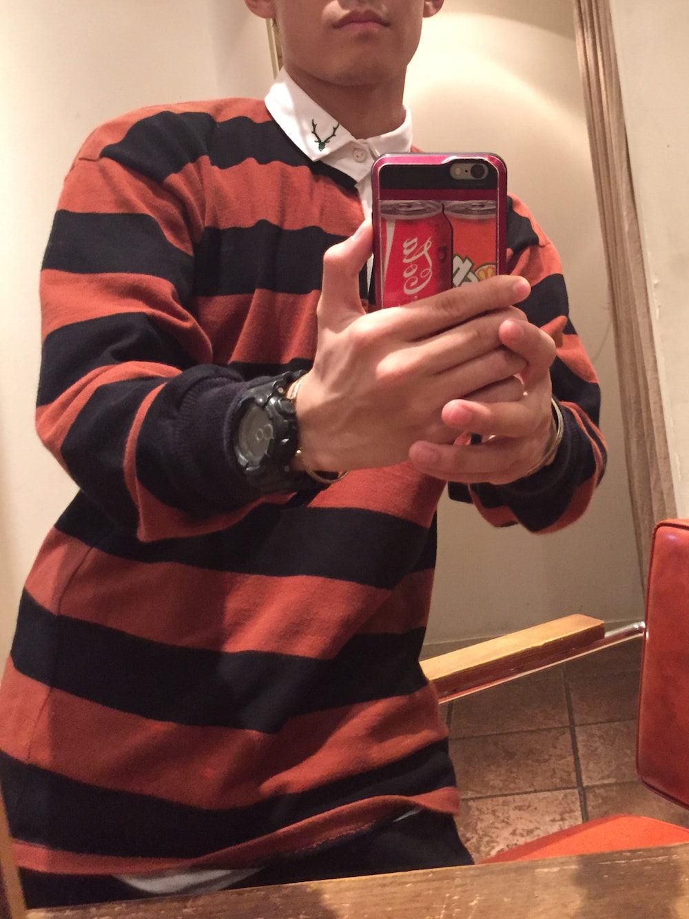 「パックTシャツ、redcap、south2west8、gshock、ラガーシャツ、Nepenthes、ちょっと前のコーデ、短パン」｜「CASIOのアイテム（アナログ腕時計、ブラック系）」を使った、Kou_saitohさん（メンズ・168cm）の夏コーディネートの1枚目の写真