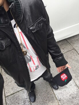 「Jordan」｜「アイテム（その他アウター）」を使った、sneakermafia777さん（メンズ・171cm）の冬コーディネート