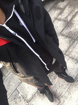 「府中市」｜「アイテム（ダウンジャケット/コート）」を使った、sneakermafia777さん（メンズ・171cm）の秋コーディネート