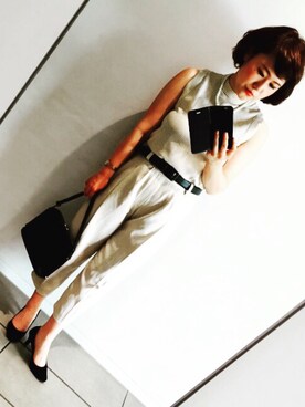 「A part by（アパートバイ）のアイテム（オールインワン・サロペット）」を使った、yokkaさん（レディース・158cm）の夏コーディネート