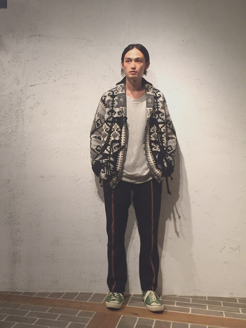 Iroquois（イロコイ）の「KILIM HAND KNIT INTERSIA（ニット/セーター 