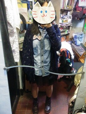 「rivet & surge（リベットアンドサージ）のアイテム（その他アウター）」を使った、NKYさん（レディース・147cm）の冬コーディネート