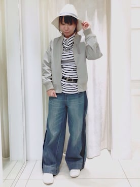 「AS KNOW AS」｜「アイテム（ジャケット/アウター）」を使った、コイケさん（レディース・158cm）の冬コーディネート