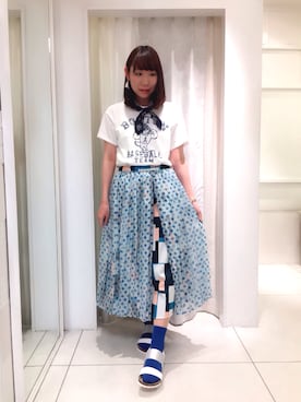 「AS KNOW AS」｜「アイテム（サンダル）」を使った、コイケさん（レディース・158cm）の春コーディネート