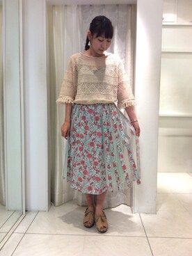 「AS KNOW AS」｜「アイテム（その他シューズ）」を使った、コイケさん（レディース・158cm）の春コーディネート