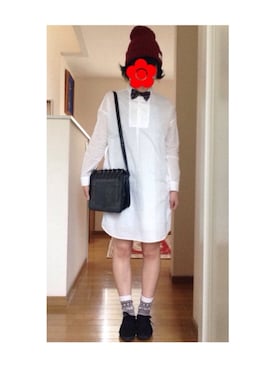 「アイテム（シャツワンピース）」を使った、S☆さん（レディース・162cm・20代）の秋コーディネート