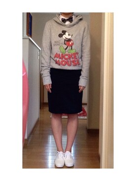 「travel」｜「アイテム（パーカー）」を使った、S☆さん（レディース・162cm）の秋コーディネート