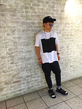 「WATCH.（ウォッチ）のアイテム」を使った、たぐさん（メンズ・163cm）の夏コーディネート