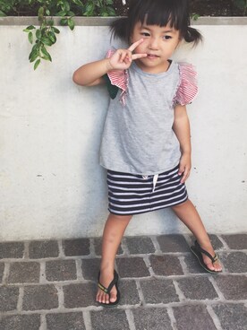 mayutaroさん（キッズ・90cm）の夏コーディネート
