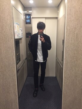 「Supreme （シュプリーム）のアイテム（その他シューズ）」を使った、すぐるんさん（メンズ・173cm）の秋コーディネート