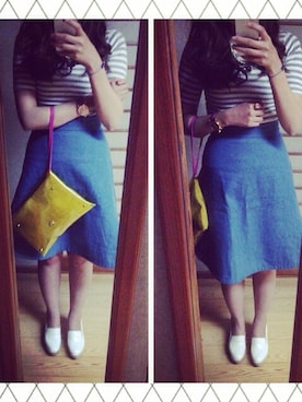 erisaさん（レディース・165cm）の春コーディネート