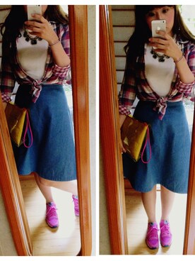 erisaさん（レディース・165cm）の春コーディネート