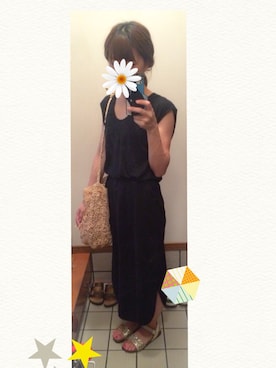 「Feed you（フィージュ）のアイテム」を使った、yuさん（レディース・154cm）の夏コーディネート