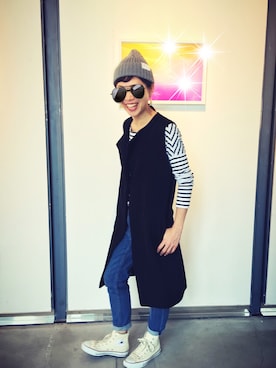 yuさん(レディース・154cm)の春コーディネート