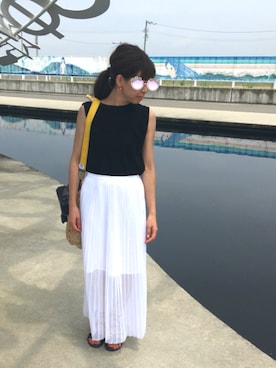 yuさん（レディース・154cm）の夏コーディネート
