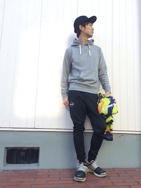 「F.C.R.B.（エフシーアールビー）のアイテム（ブルゾン）」を使った、roywさん（メンズ・174cm）の冬コーディネート