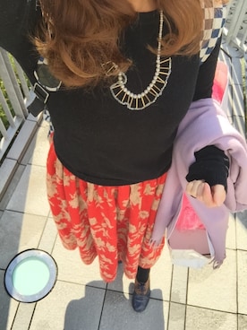 「Marc by Marc Jacobs（マークバイマークジェイコブス）のアイテム（ニット/セーター）」を使った、ayaco.mさん（レディース・150cm）の冬コーディネート