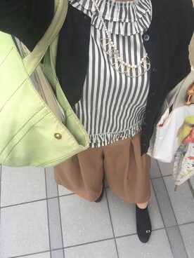 「simonetta（シモネッタ）のアイテム」を使った、ayaco.mさん（レディース・150cm）の夏コーディネート